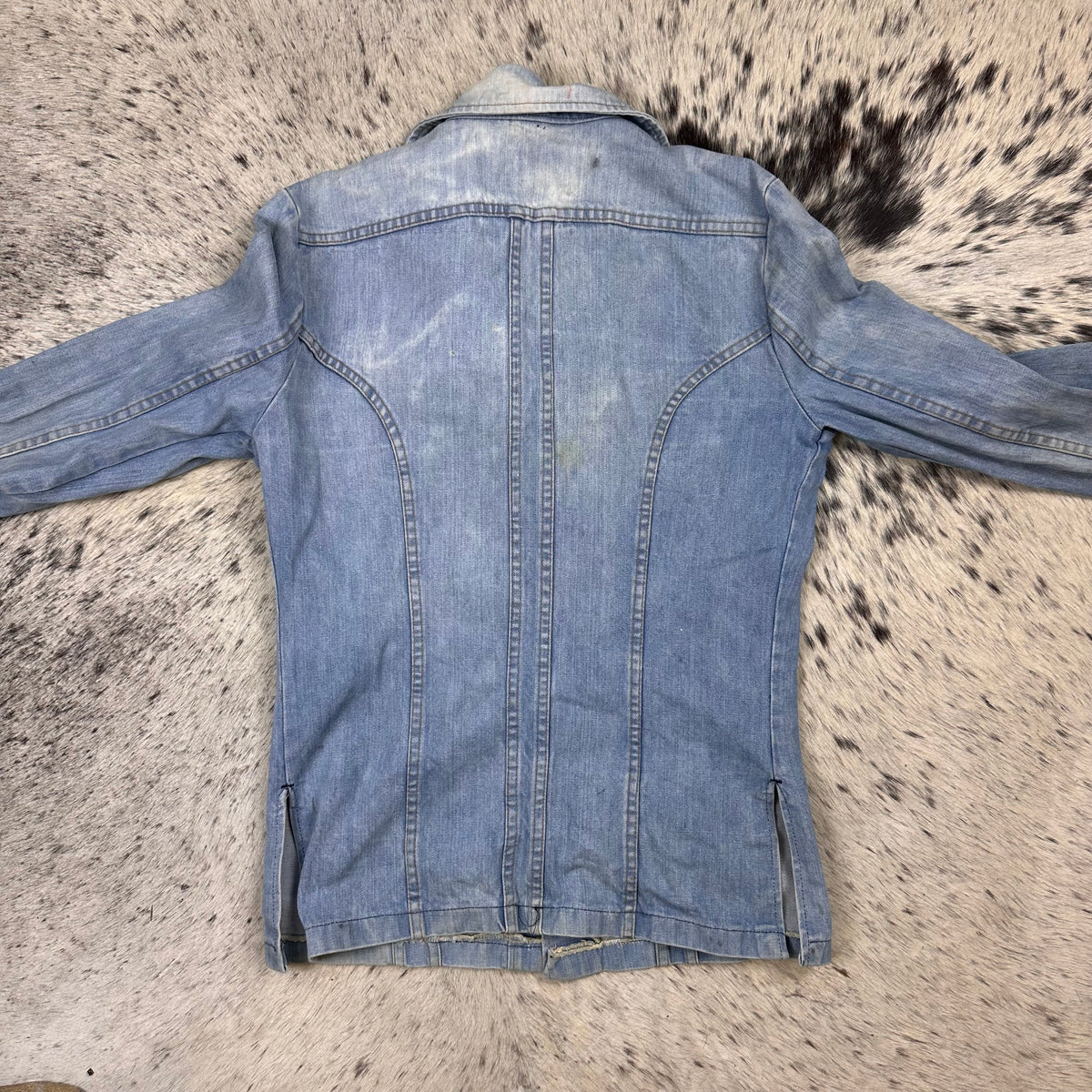 70s Sears denim short bleached Medium