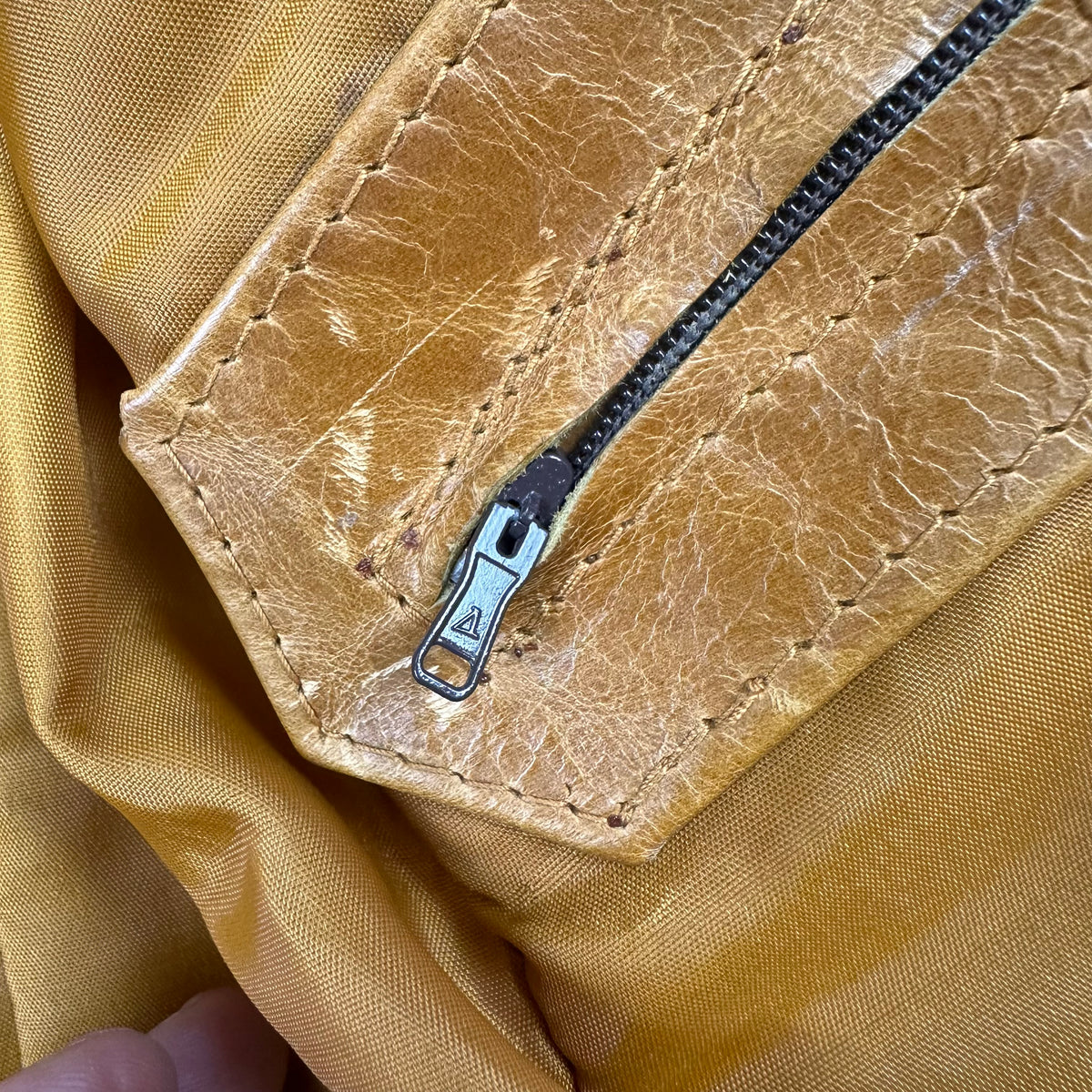 Brown steerhide western sport coat jacket Large approx 40