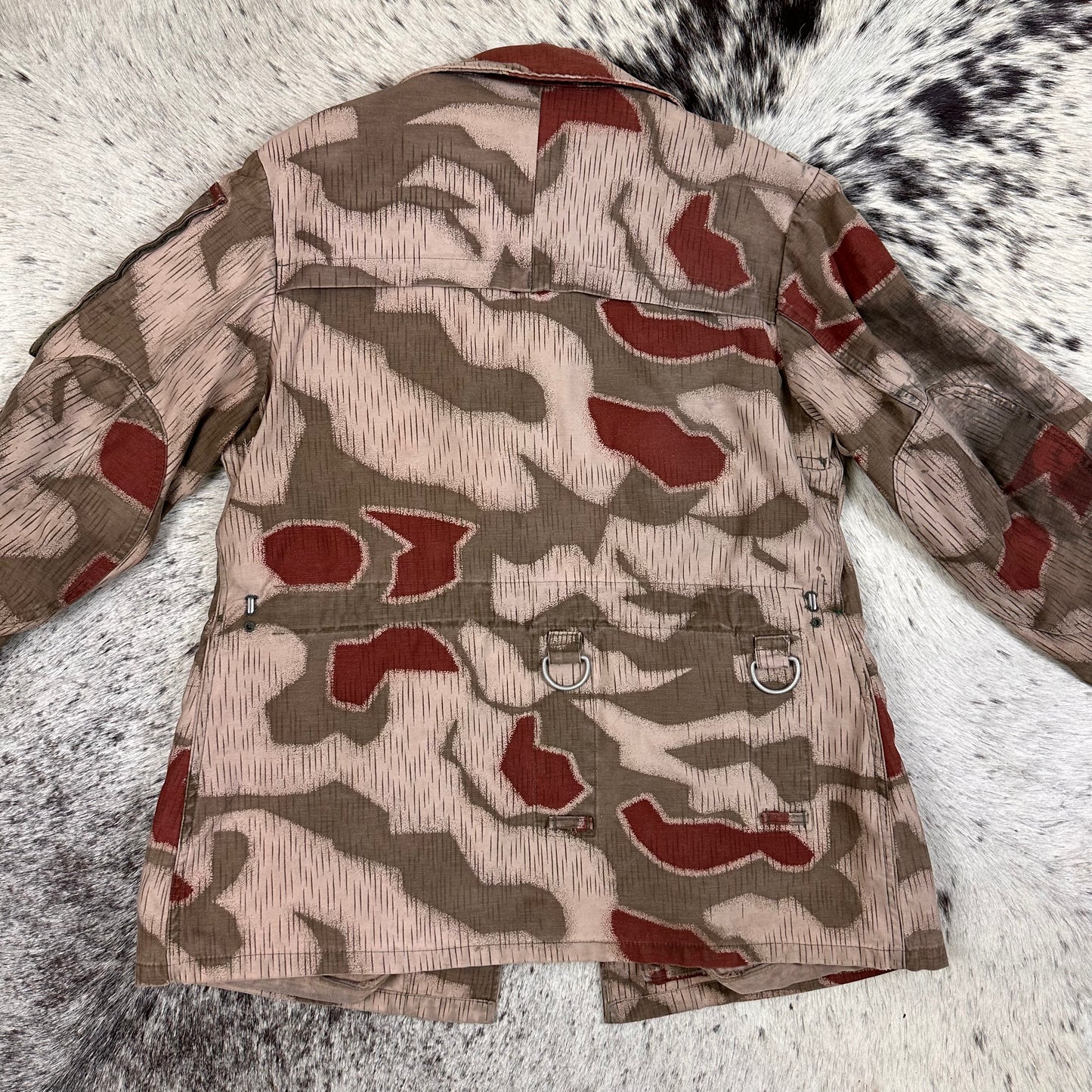 West German BGS Border Gaurd Bundesgrenzschutz Sumpfmuster camo jacket tagged 46 modern medium 1971