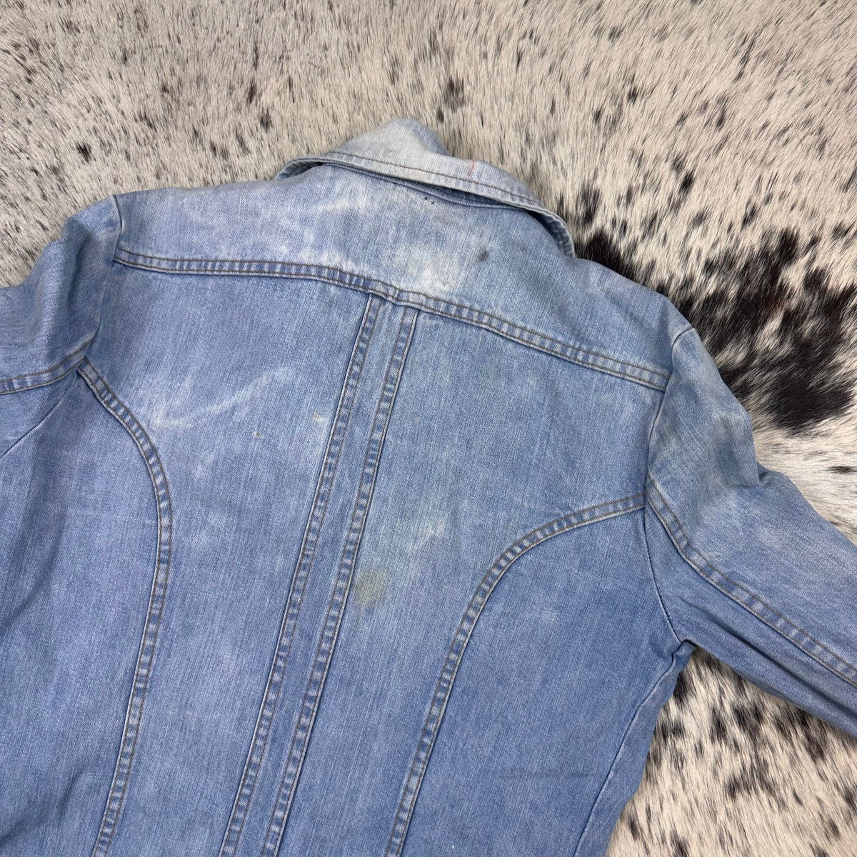 70s Sears denim short bleached Medium