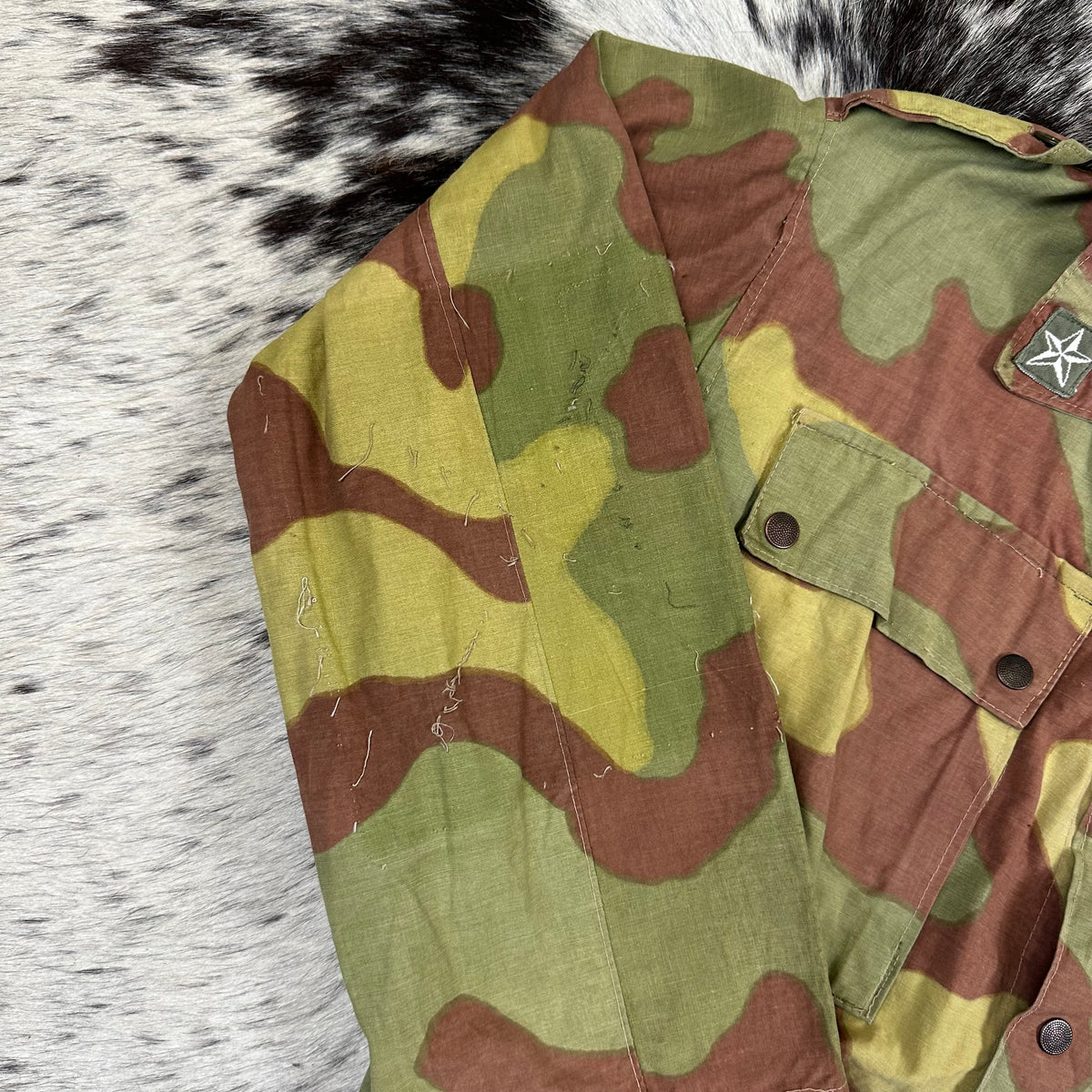 Italian telo mimetico “San Marco” paratrooper smock shirt jacket XS/S