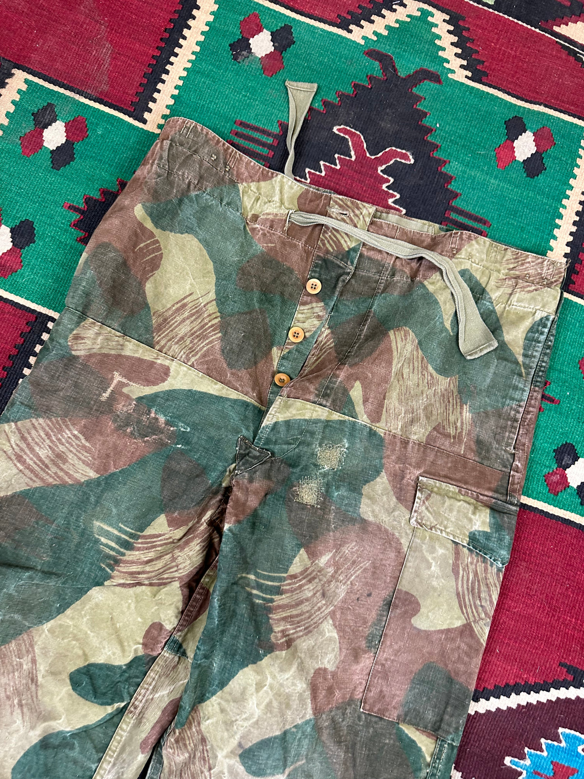 Belgian brushstroke paratrooper pants size 3 M/L