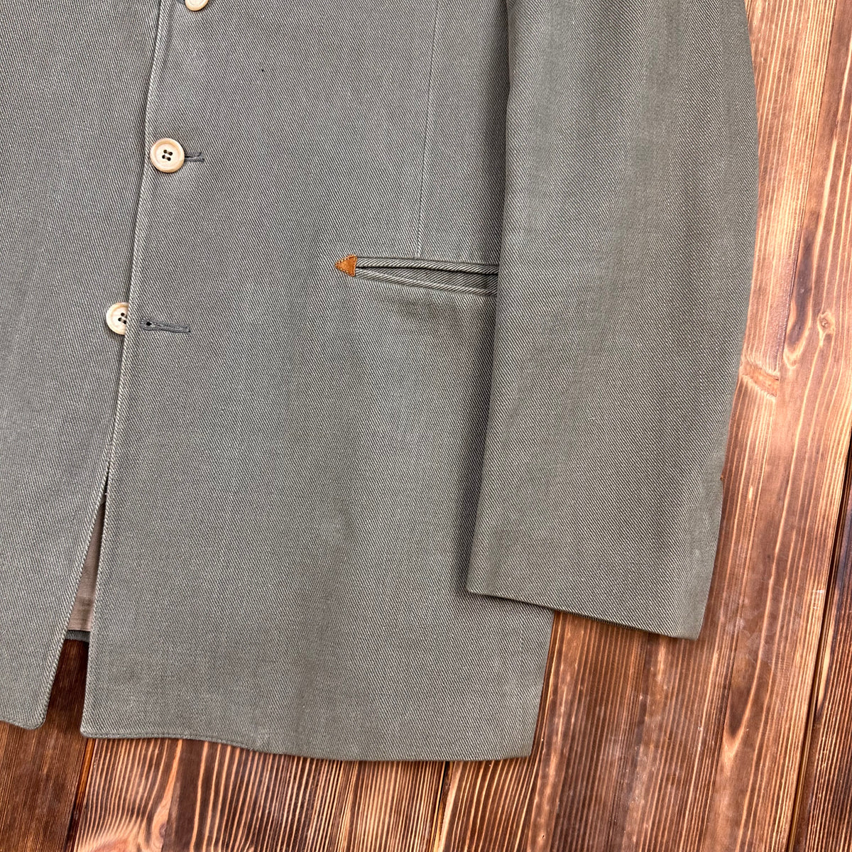 Vintage Polo Western by Ralph Lauren cotton twill sport coat tagged 40R