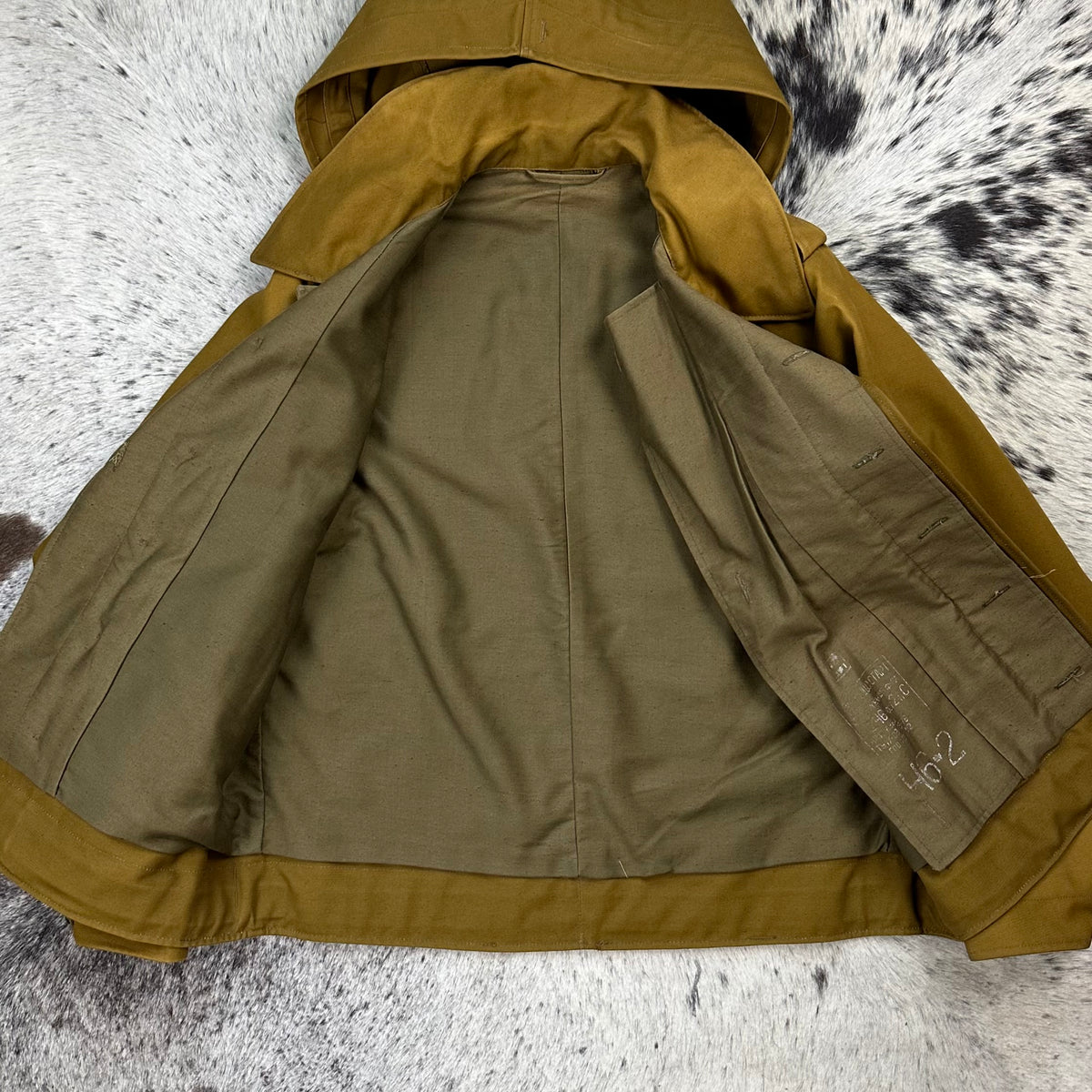 1992 dated Russian tan tanker full suit set fully lined plus mask 46-2 fits large