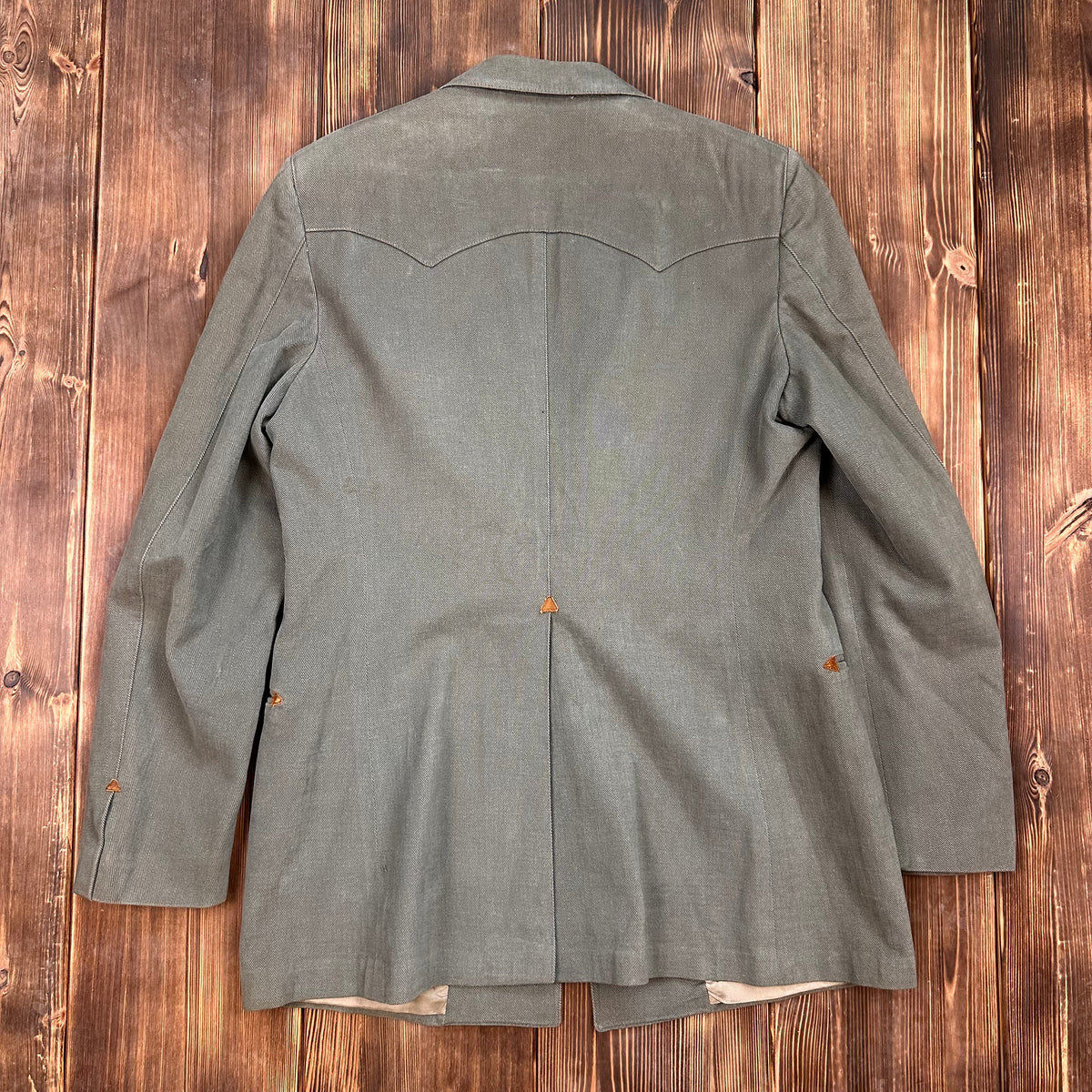 Vintage Polo Western by Ralph Lauren cotton twill sport coat tagged 40R