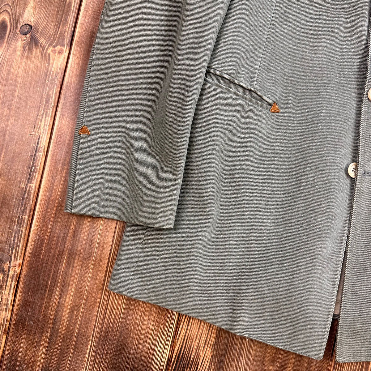 Vintage Polo Western by Ralph Lauren cotton twill sport coat tagged 40R