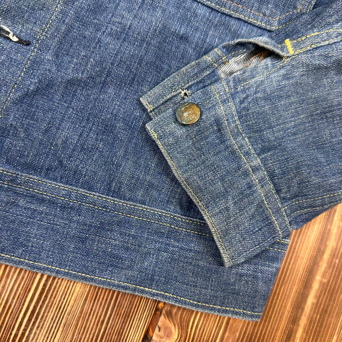 70s LEE denim jacket dark wash medium
