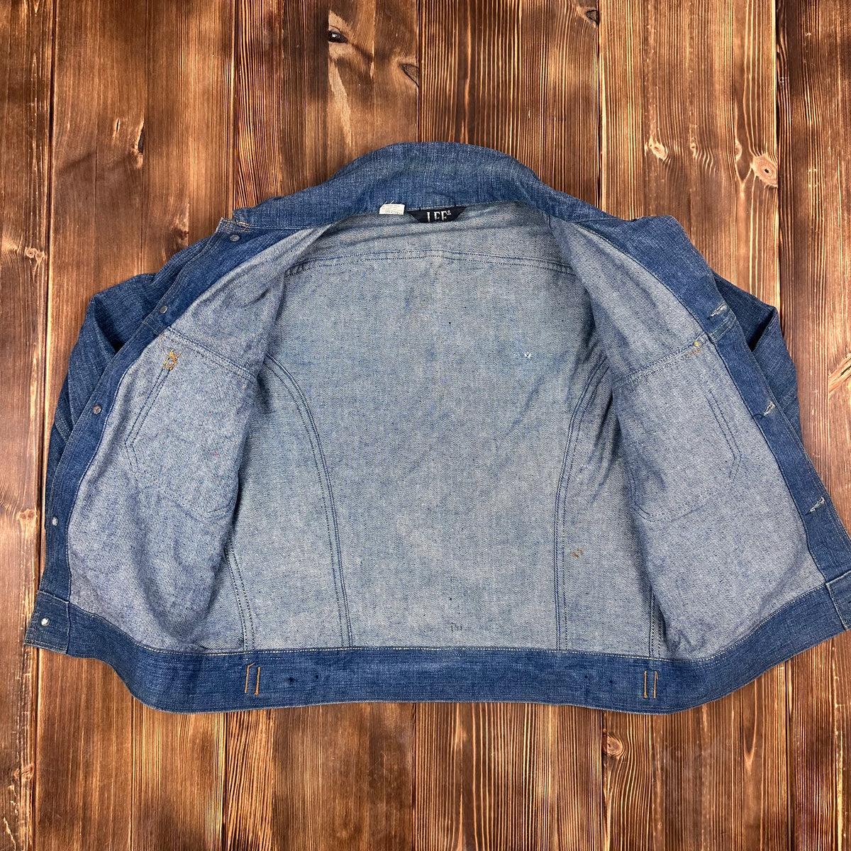 70s LEE denim jacket dark wash medium