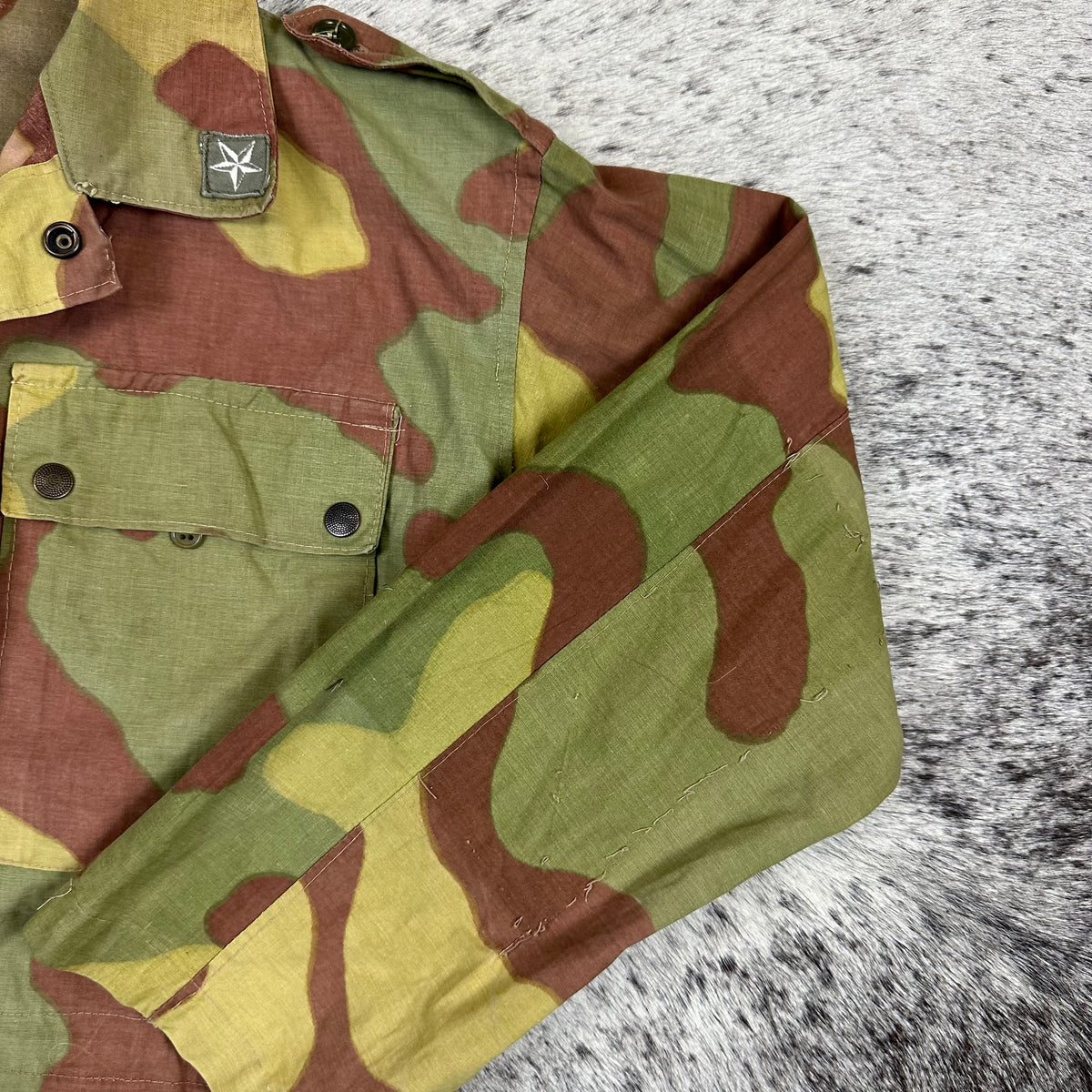 Italian telo mimetico “San Marco” paratrooper smock shirt jacket XS/S