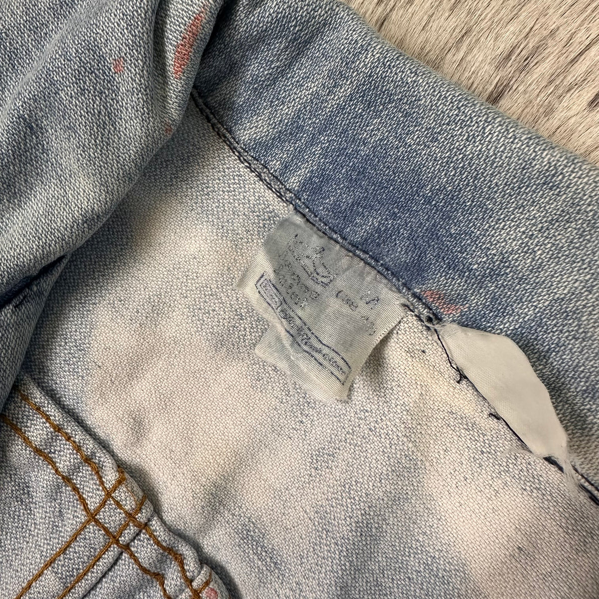 70s Sears denim short bleached Medium