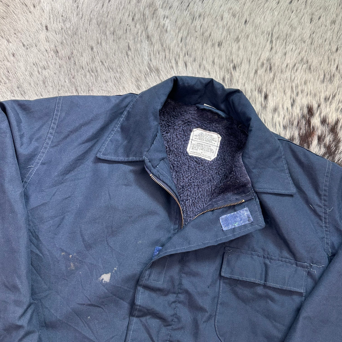 1990 aramid navy blue A2 deck jacket Large (42-44)