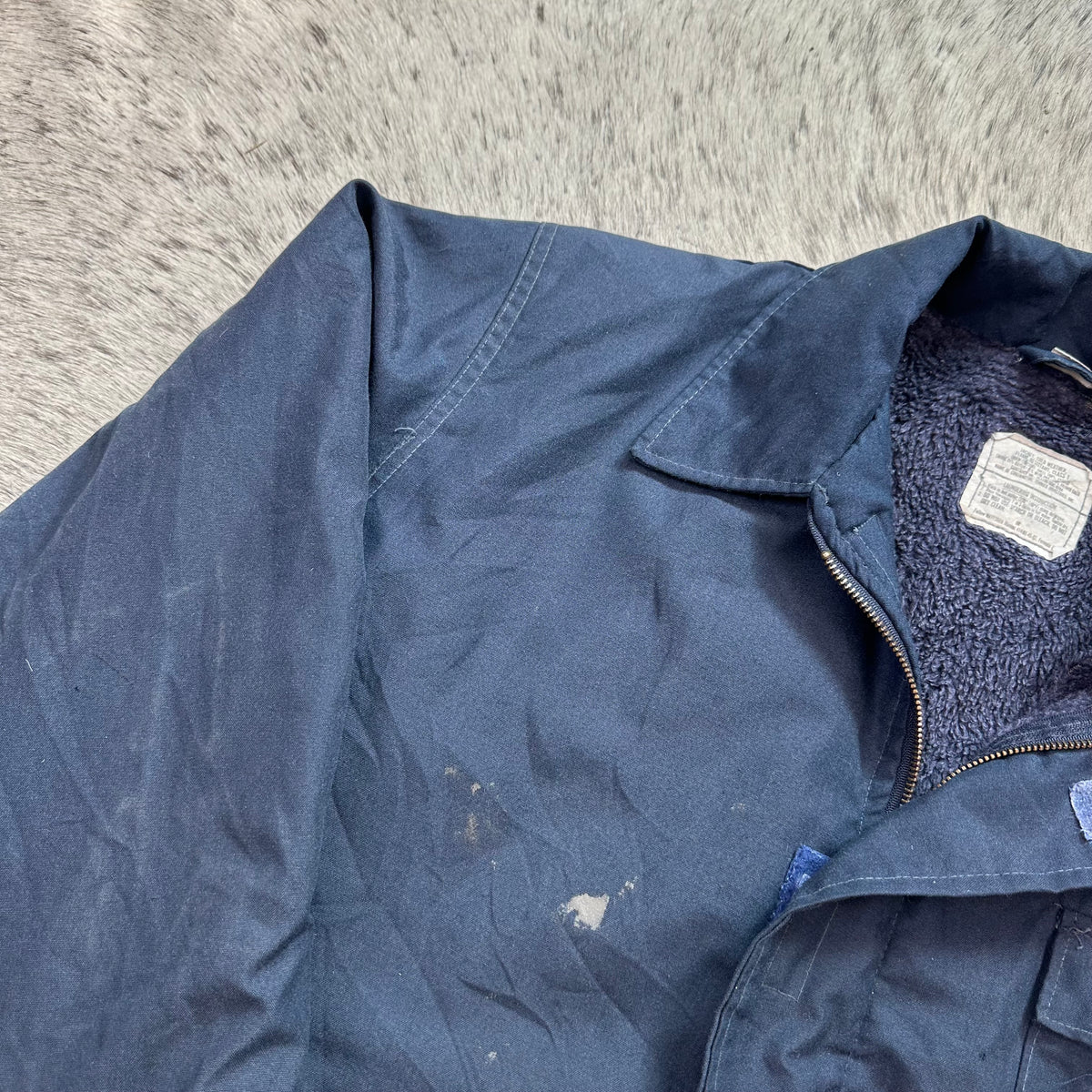 1990 aramid navy blue A2 deck jacket Large (42-44)