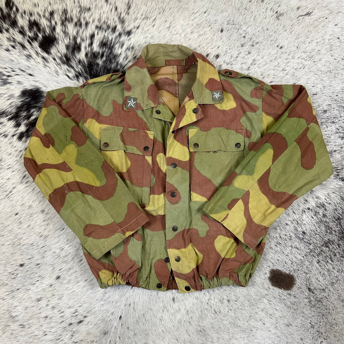 Italian telo mimetico “San Marco” paratrooper smock shirt jacket XS/S