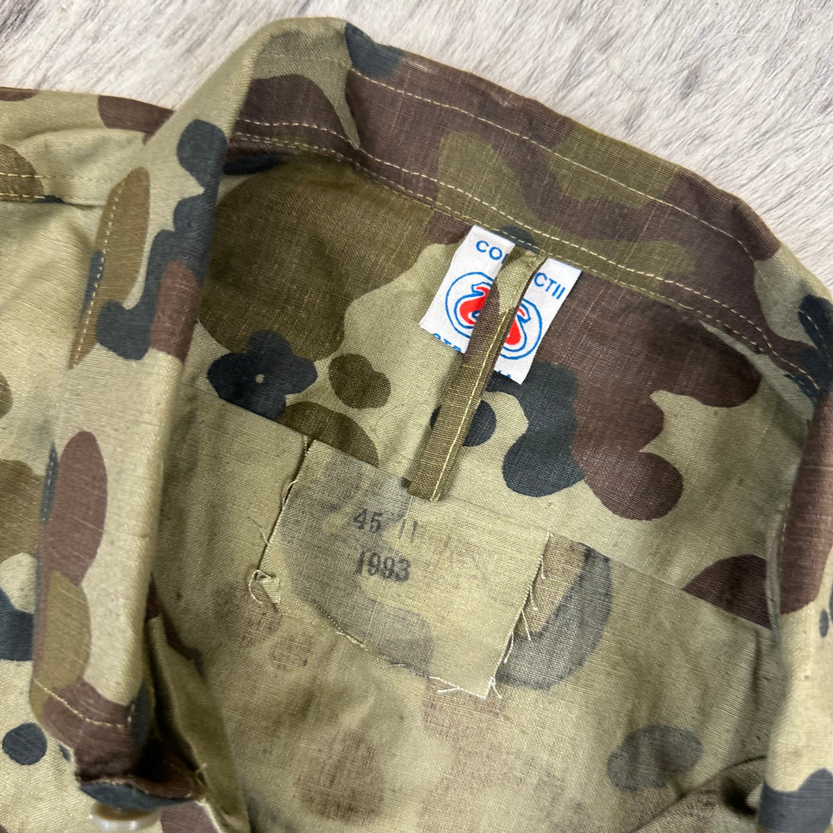 Romanian M1994 fleck camo shirt large 1993