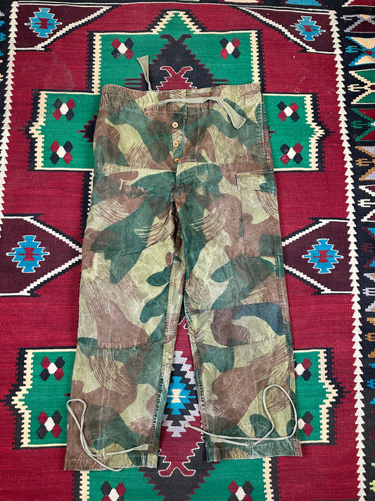 Belgian brushstroke paratrooper pants size 3 M/L