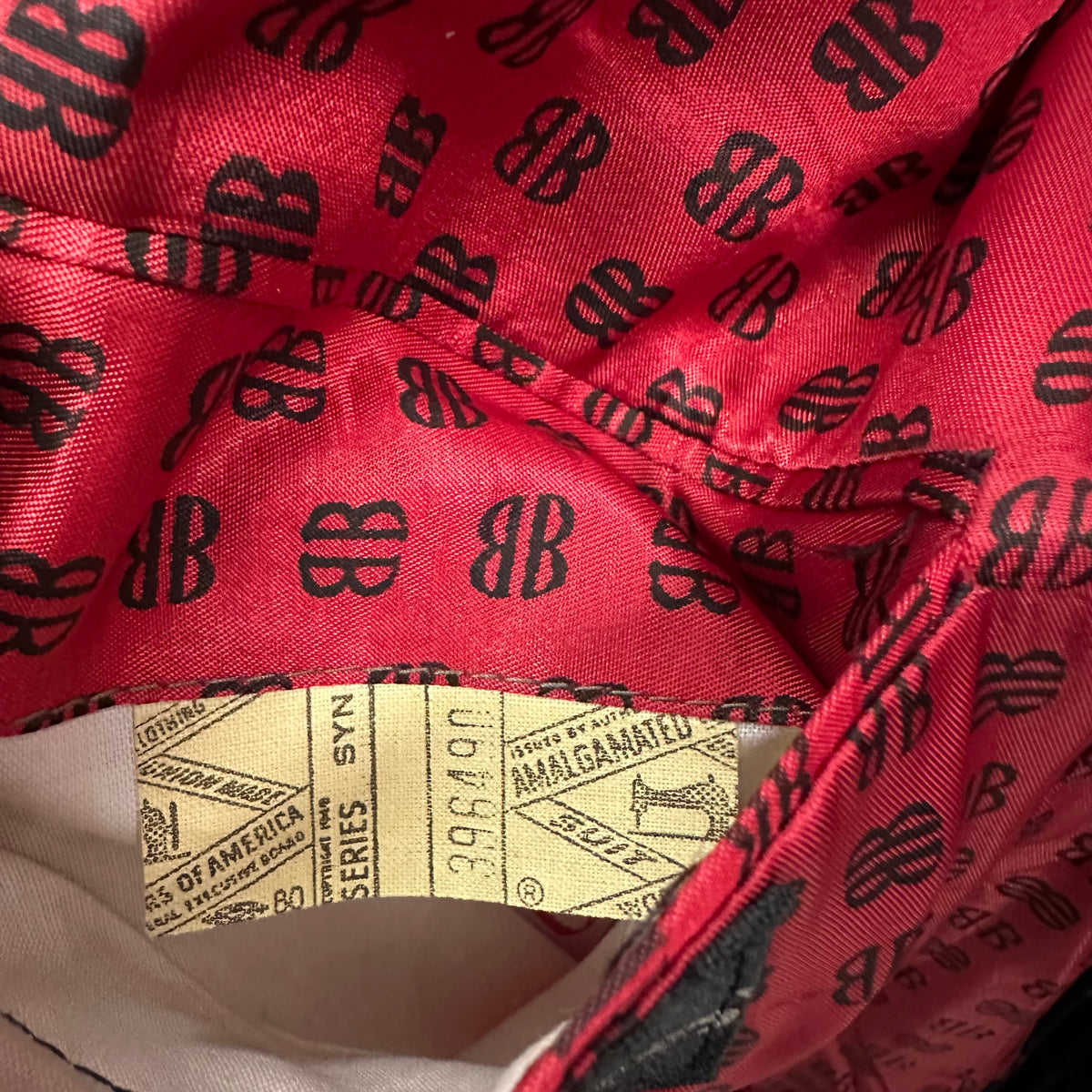 Pre 76 Bill Blass for Syms blue plaid tweed sport coat approx 42