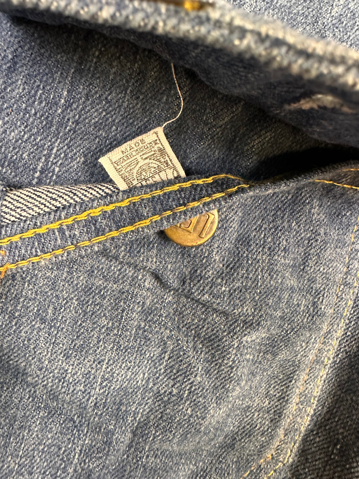 70s LEE denim jacket dark wash medium
