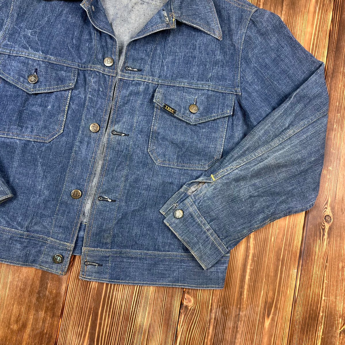 70s LEE denim jacket dark wash medium