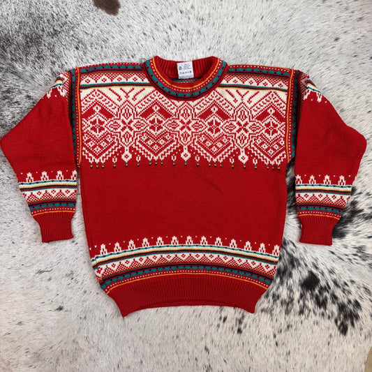 Dale of Norway Nordic red sweater medium