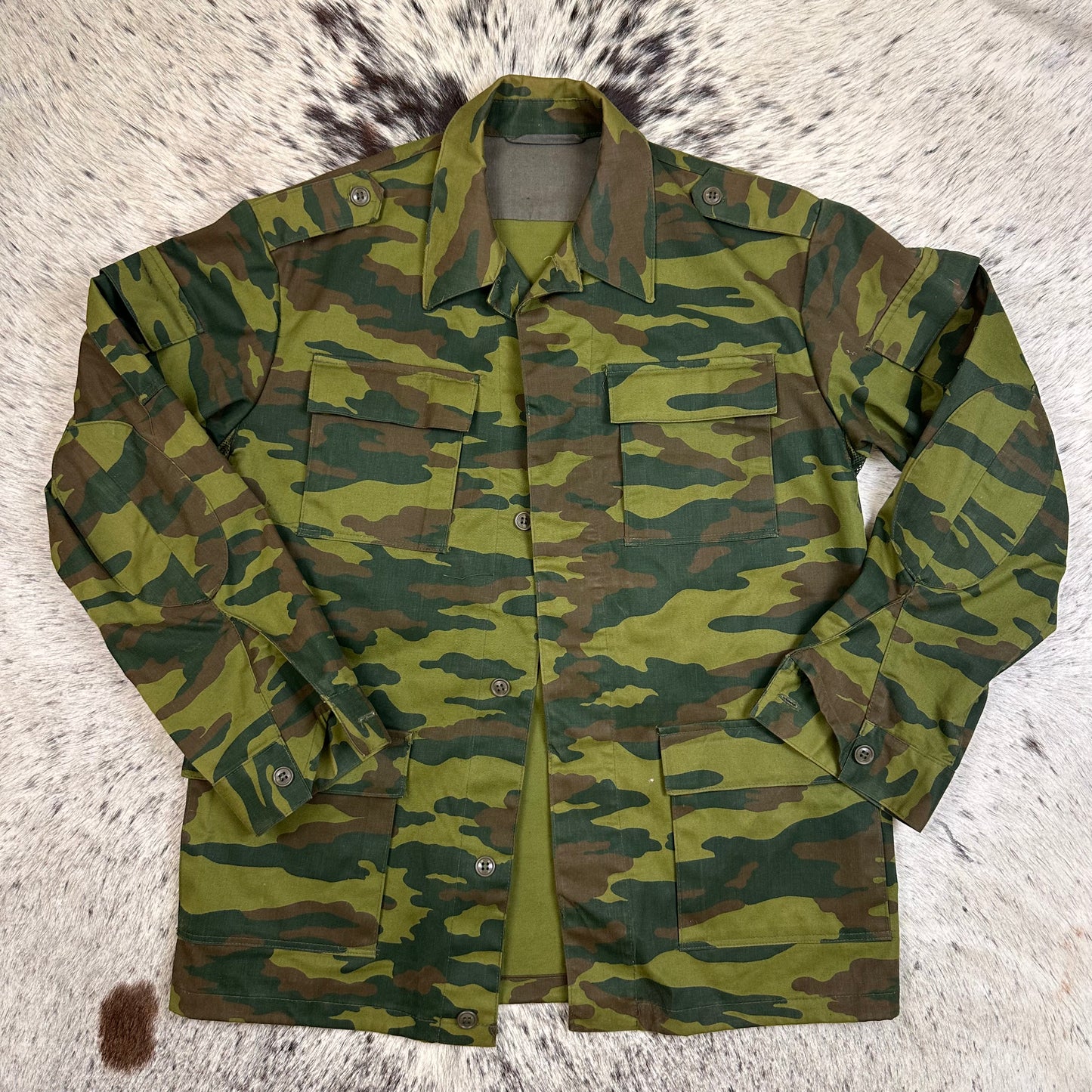 Russian VSR-98 Flora Camo M88 Shirt / Unlined Jacket fits Large