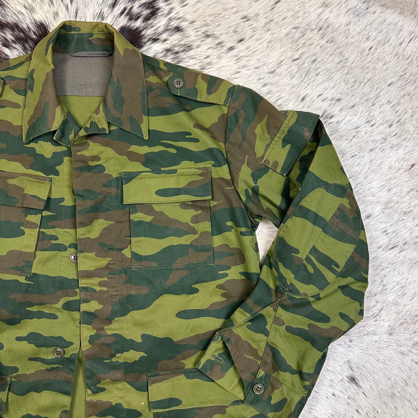 Russian VSR-98 Flora Camo M88 Shirt / Unlined Jacket fits Large