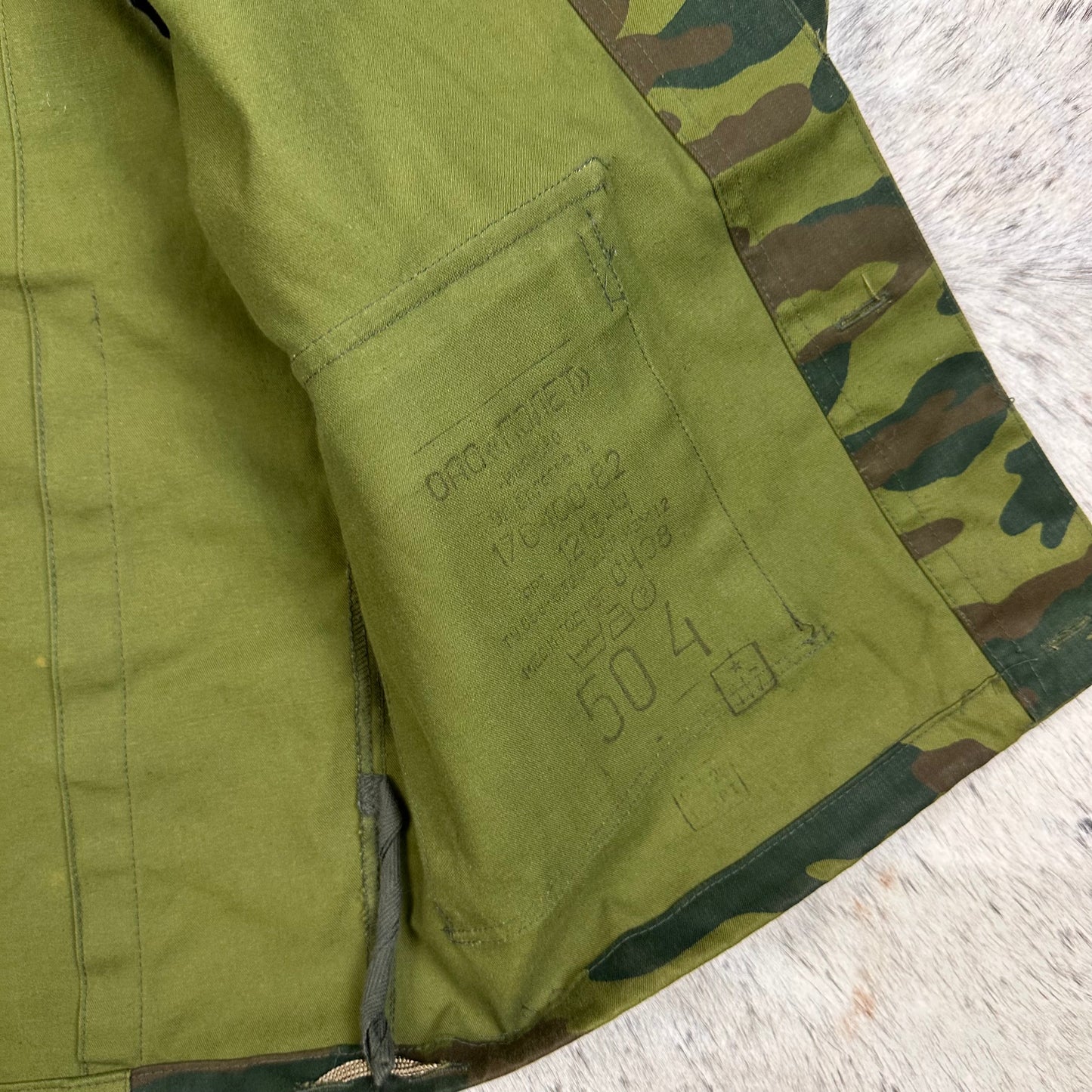 Russian VSR-98 Flora Camo M88 Shirt / Unlined Jacket fits Large