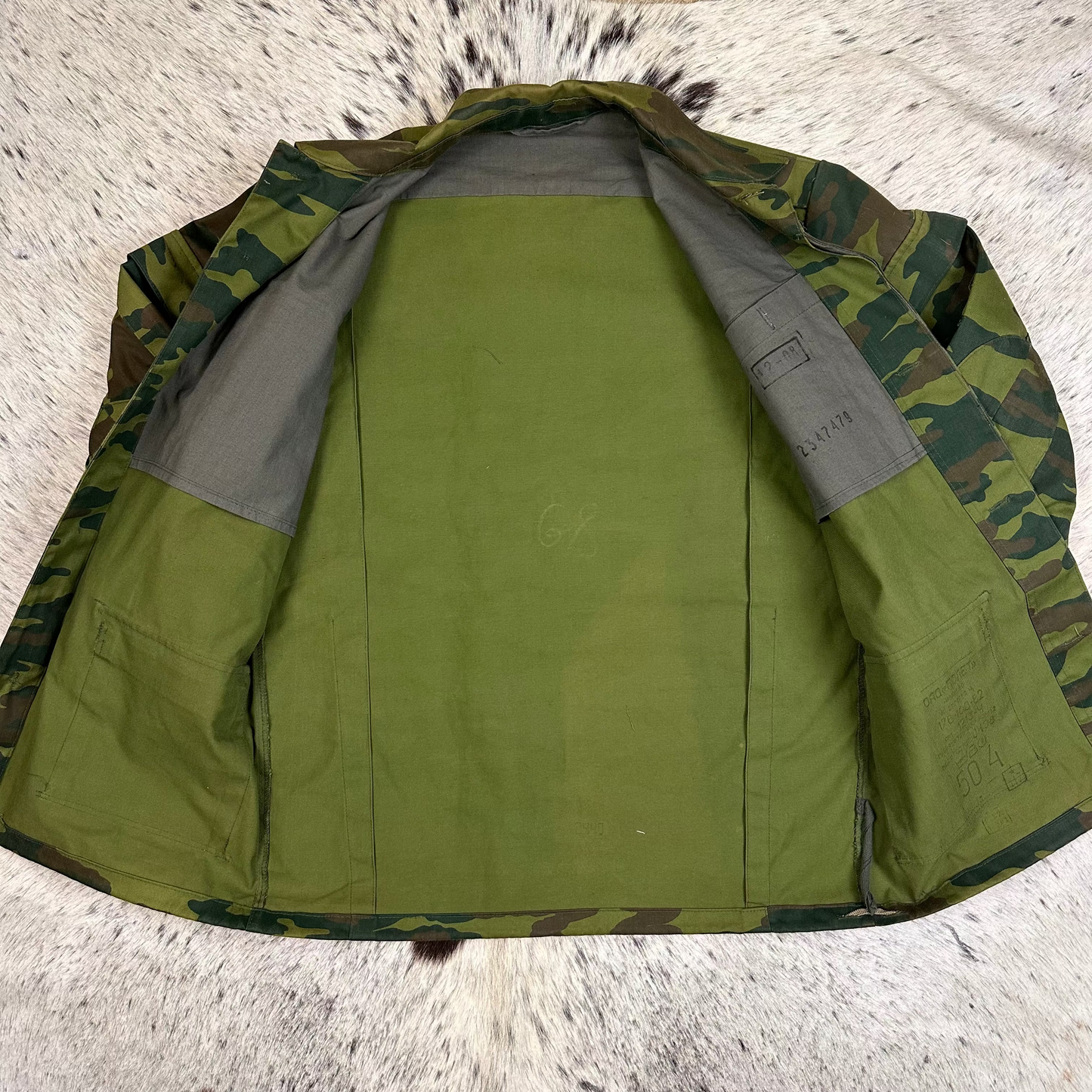 Russian VSR-98 Flora Camo M88 Shirt / Unlined Jacket fits Large