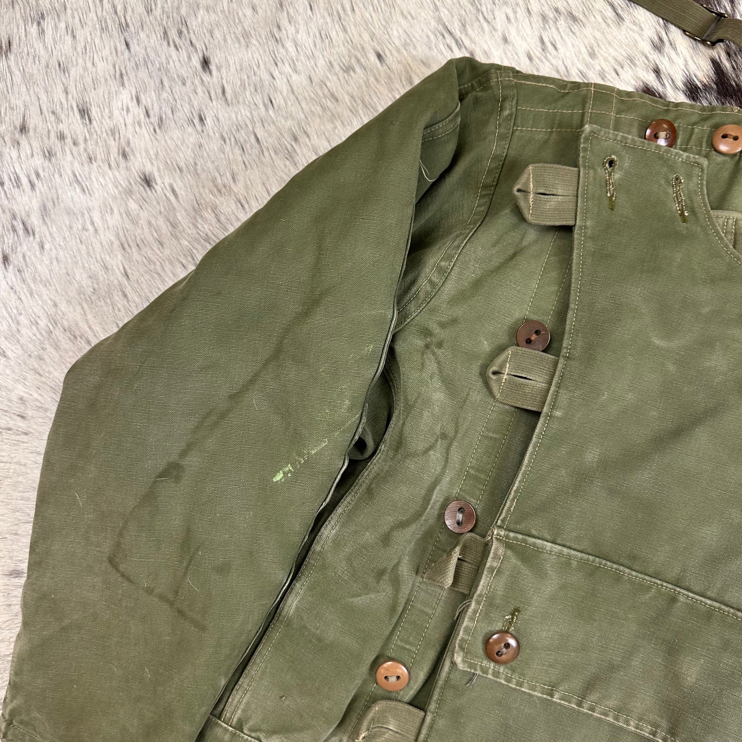 Swedish Green Dispatch motorcycle / tanker jacket modern Large / XL