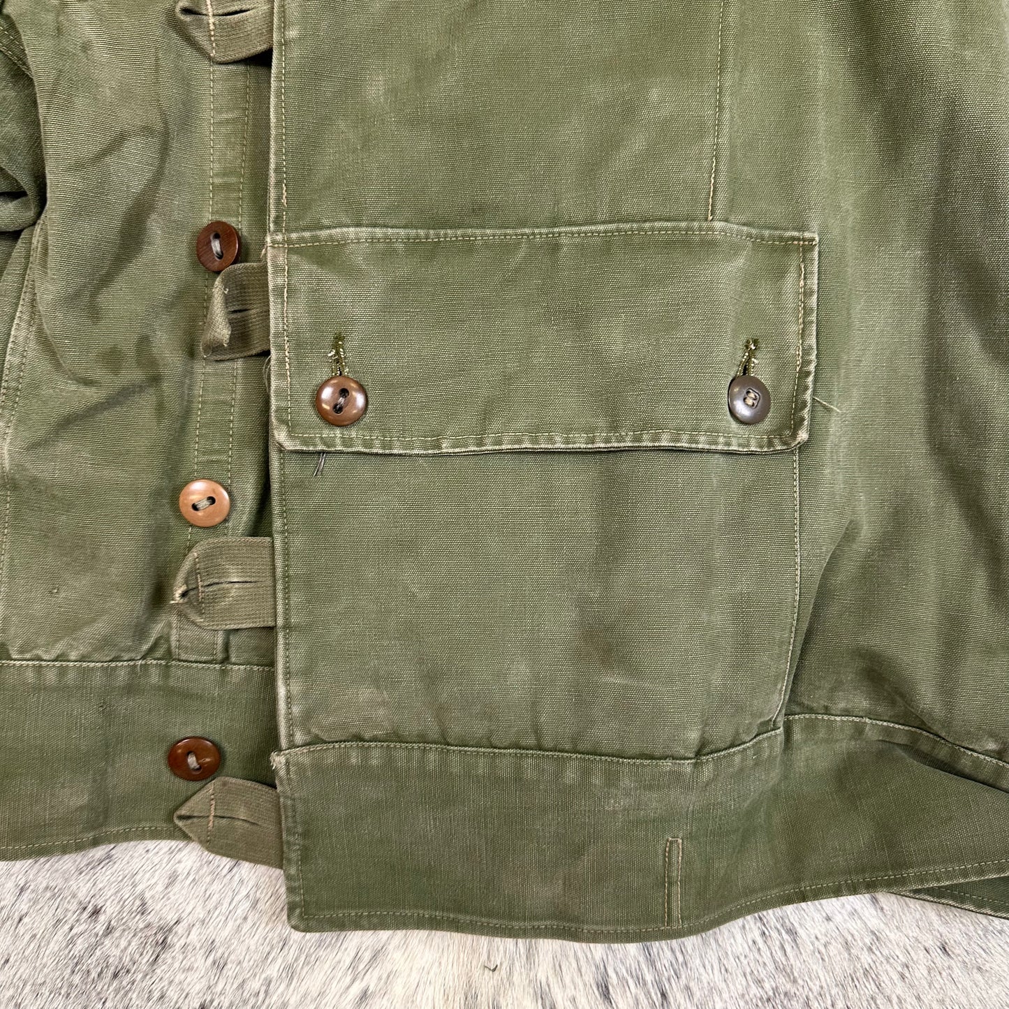 Swedish Green Dispatch motorcycle / tanker jacket modern Large / XL