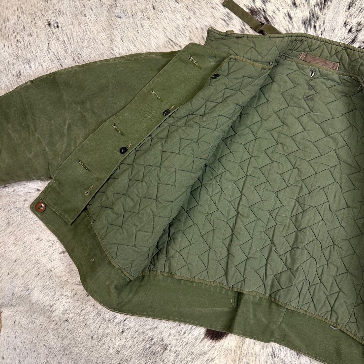 Swedish Green Dispatch motorcycle / tanker jacket modern Large / XL