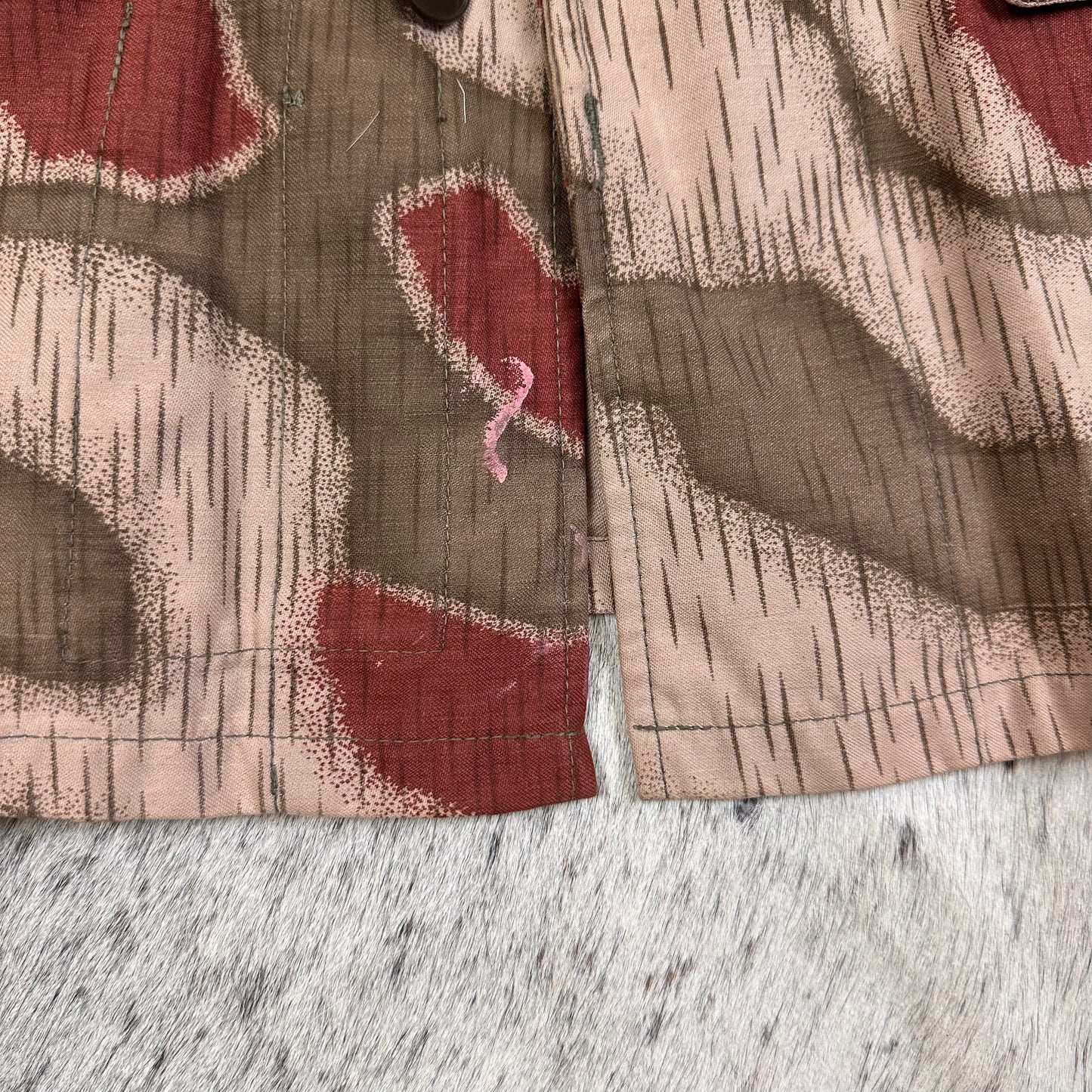 West German BGS Border Gaurd Bundesgrenzschutz Sumpfmuster camo jacket tagged 50 modern large 1971