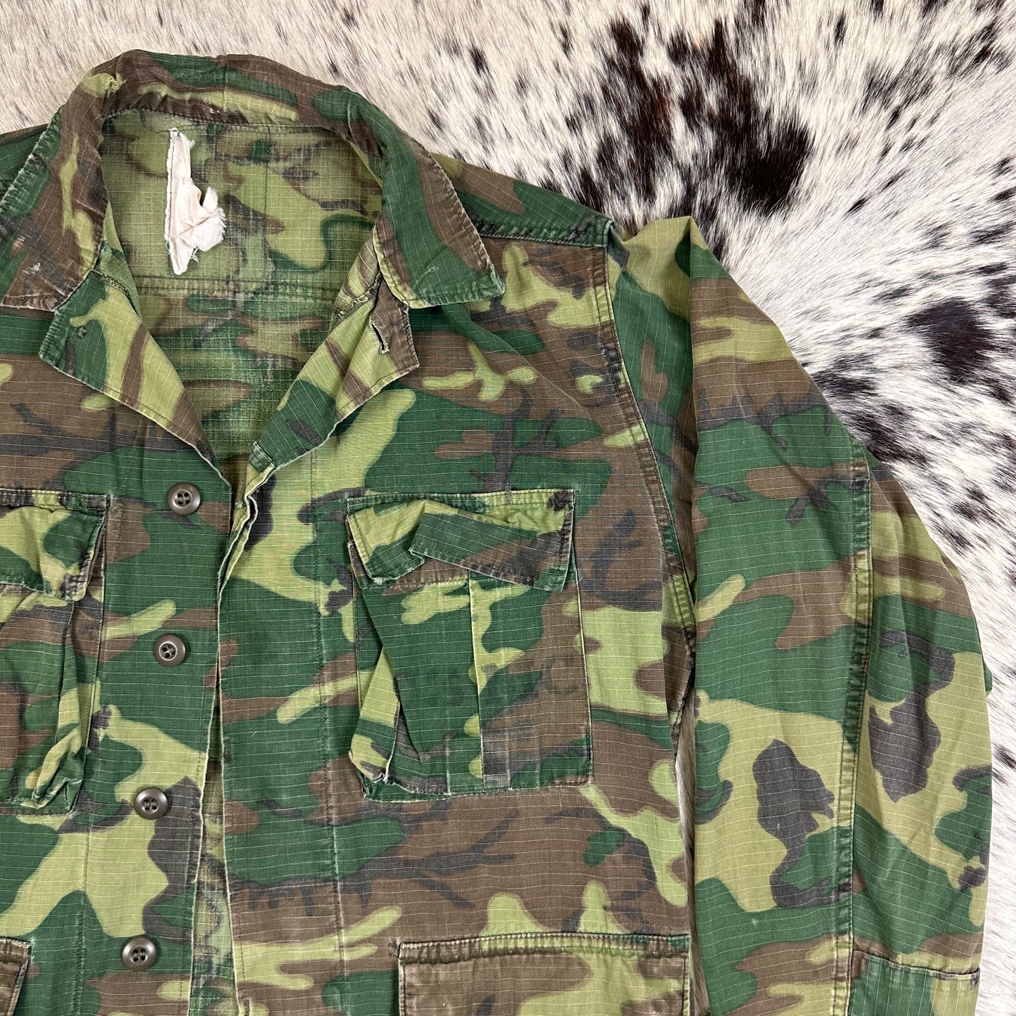 GREEN DOMINANT RDF CUT ERDL SHIRT APPROX MEDIUM Short