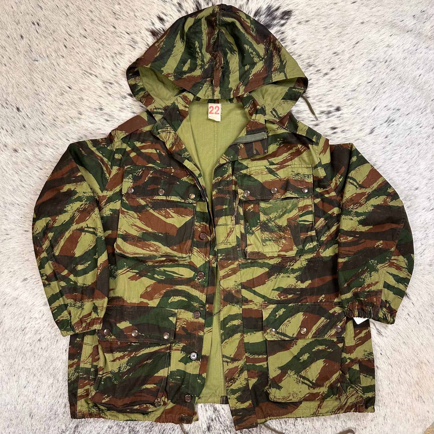 French Lizard camo TAP 47/56 paratrooper smock jacket approx large