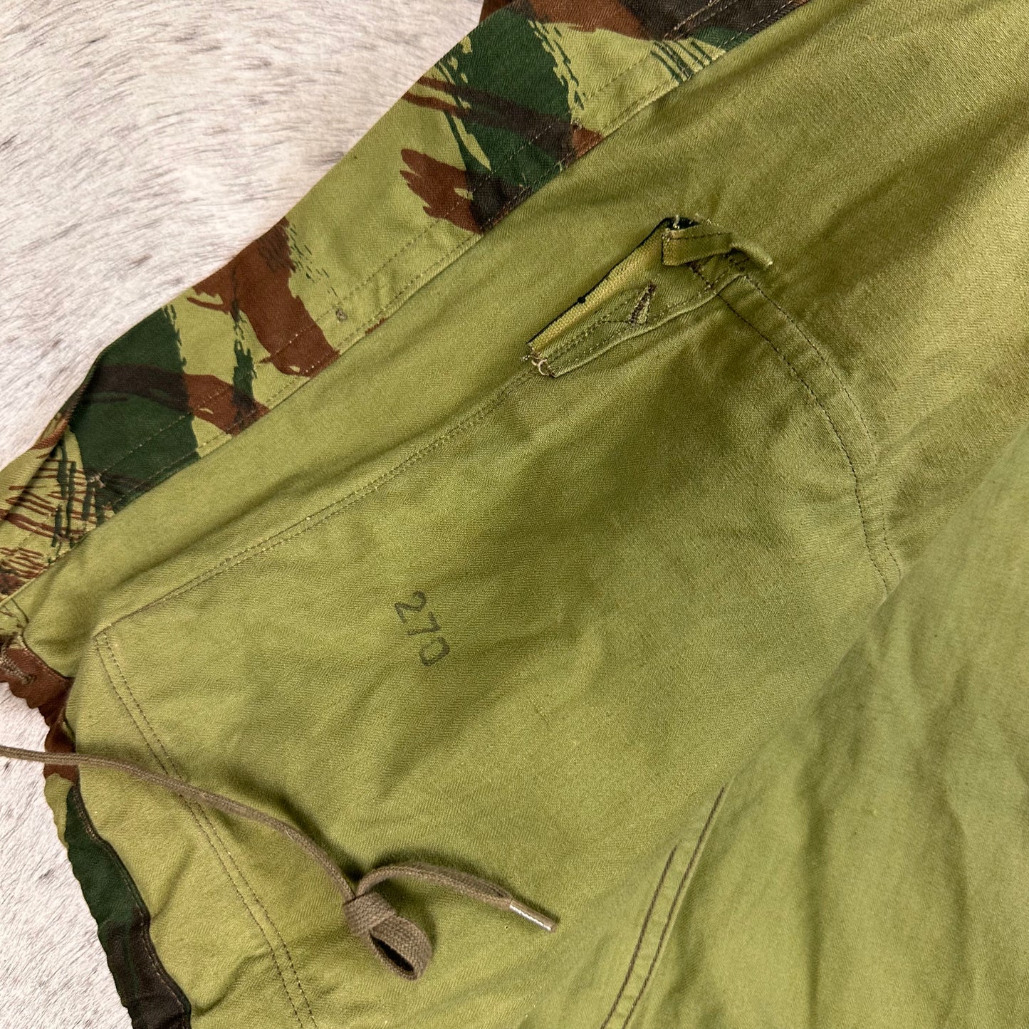 French Lizard camo TAP 47/56 paratrooper smock jacket approx large