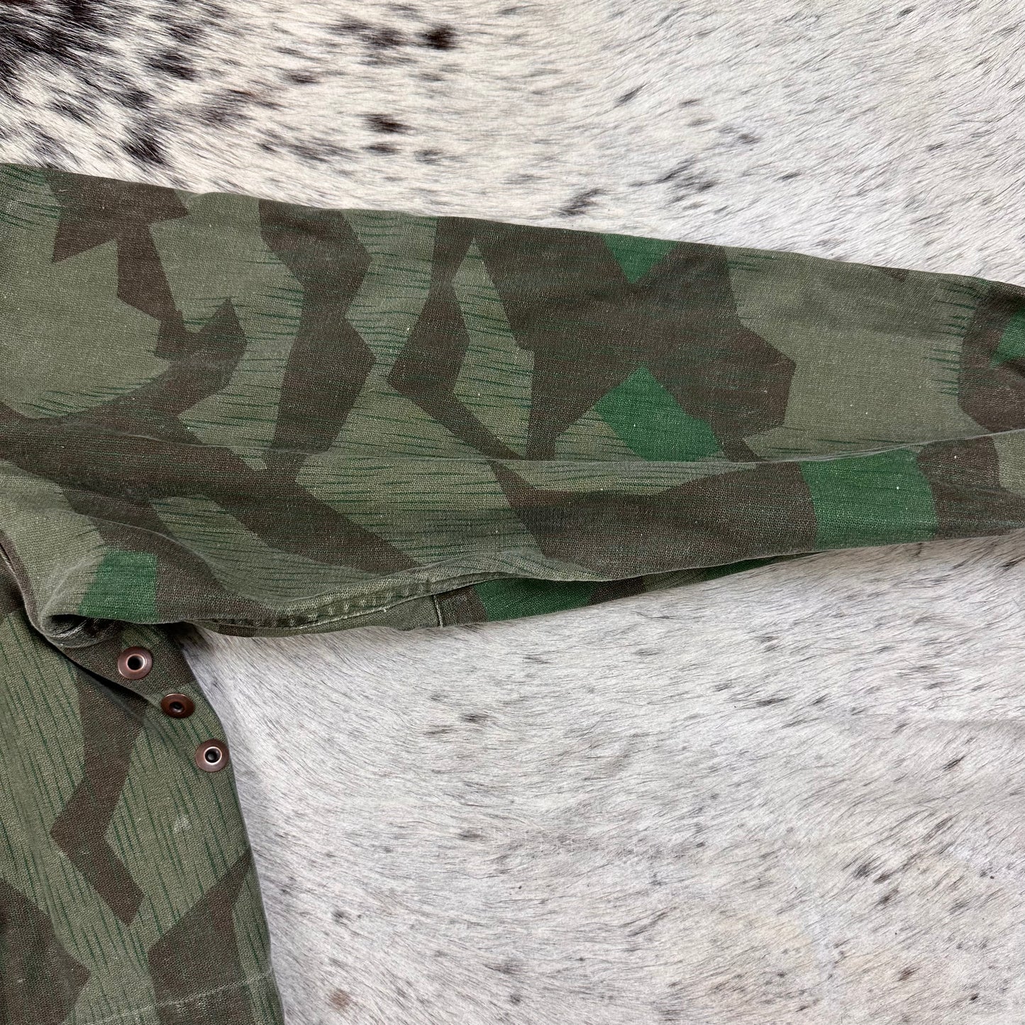 Vintage Miltec splinter camo hooded bomber style jacket medium