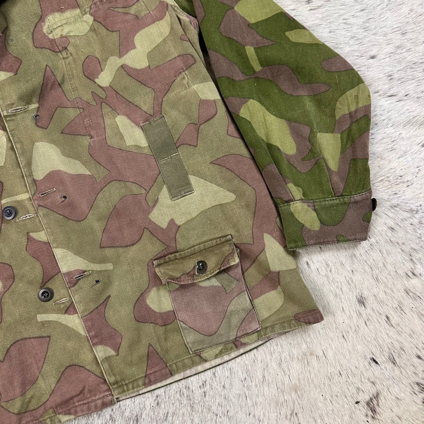 1966 Finnish M62 clown camo jacket tahhed 52 fits medium