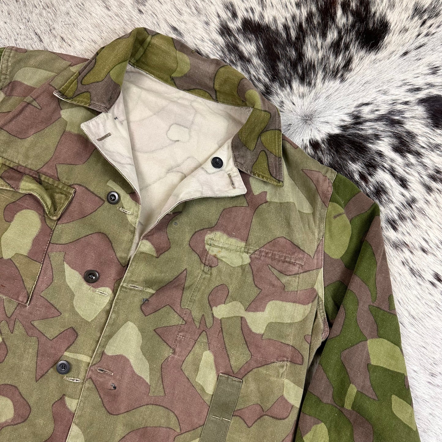 1966 Finnish M62 clown camo jacket tahhed 52 fits medium