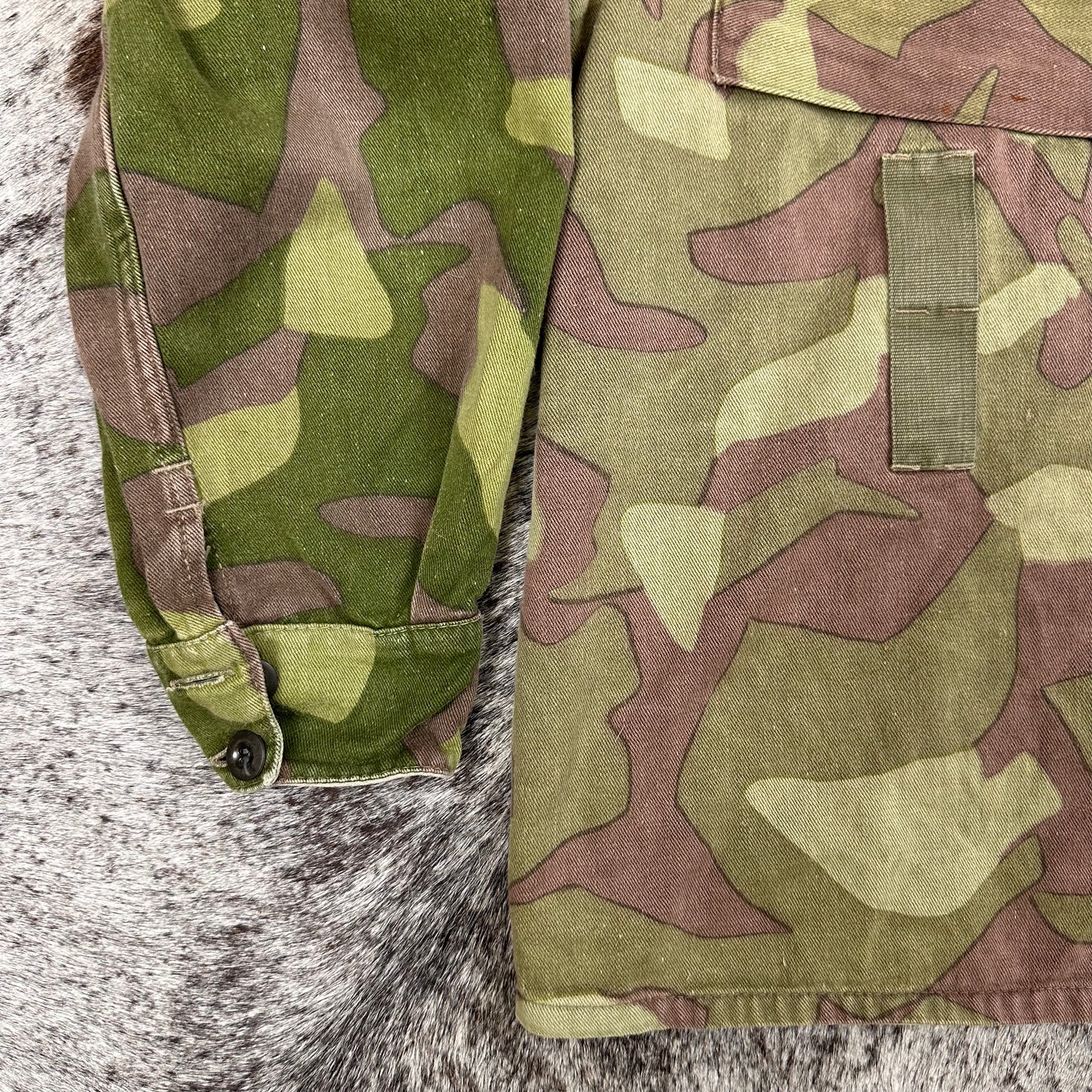 1966 Finnish M62 clown camo jacket tahhed 52 fits medium