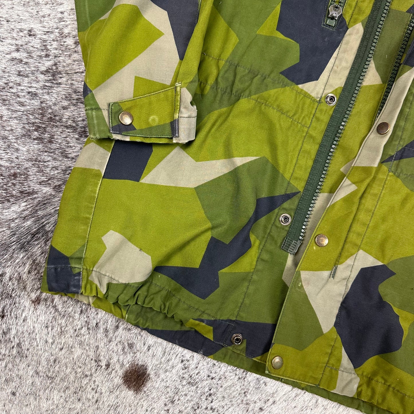 1989 Swedish splinter camo jacket 190 / 85 fits medium long