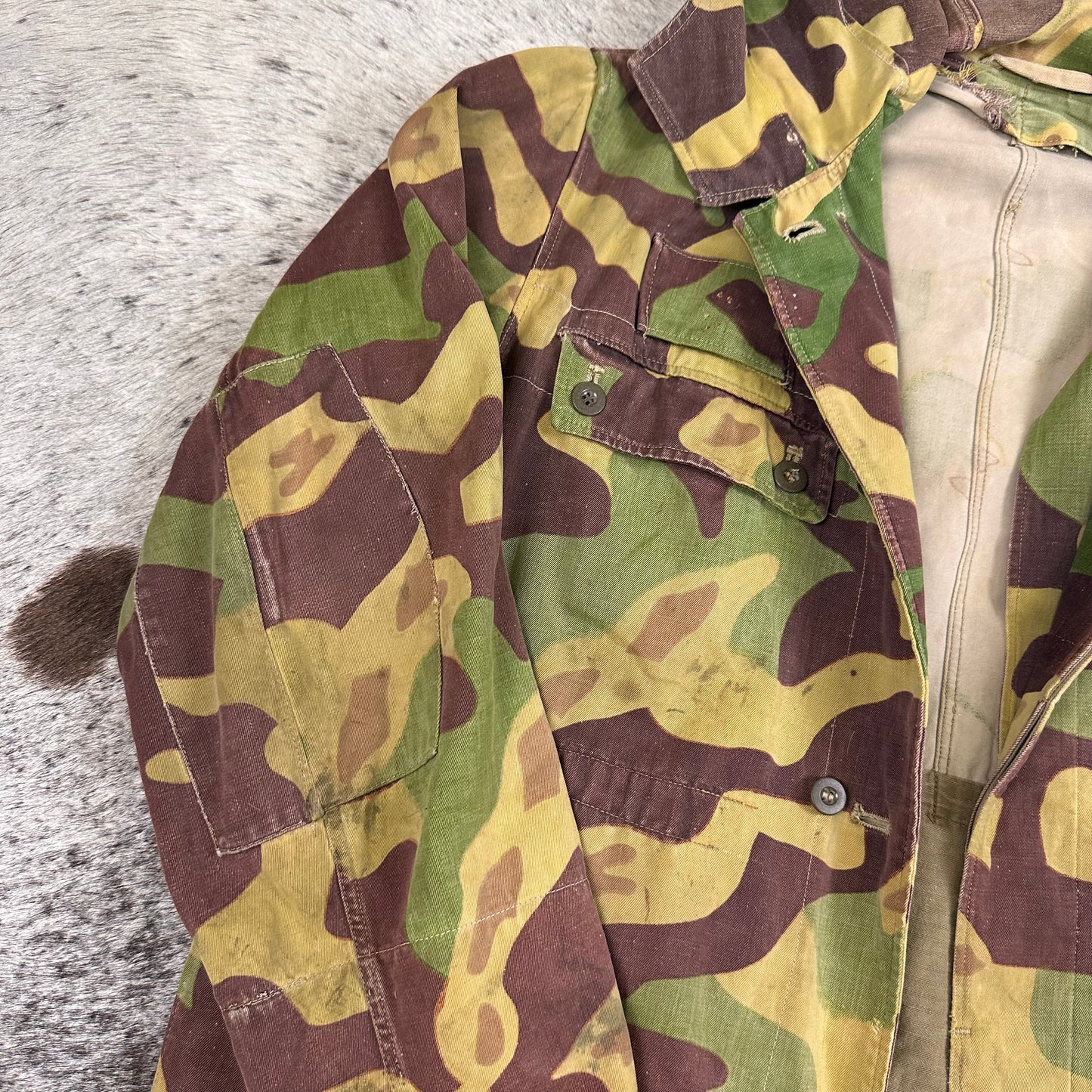 Czechoslovakian Mlok Salamander camo camo jacket with hood approx medium