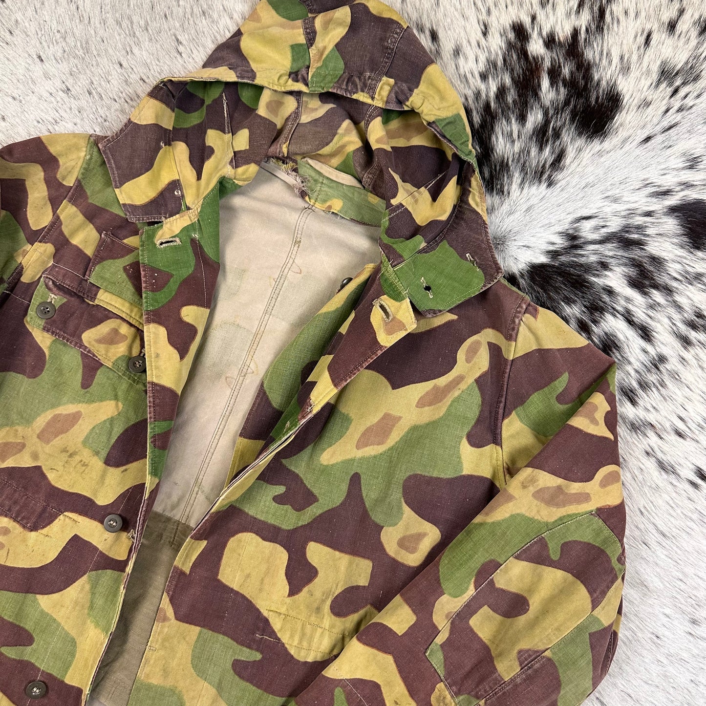 Czechoslovakian Mlok Salamander camo camo jacket with hood approx medium