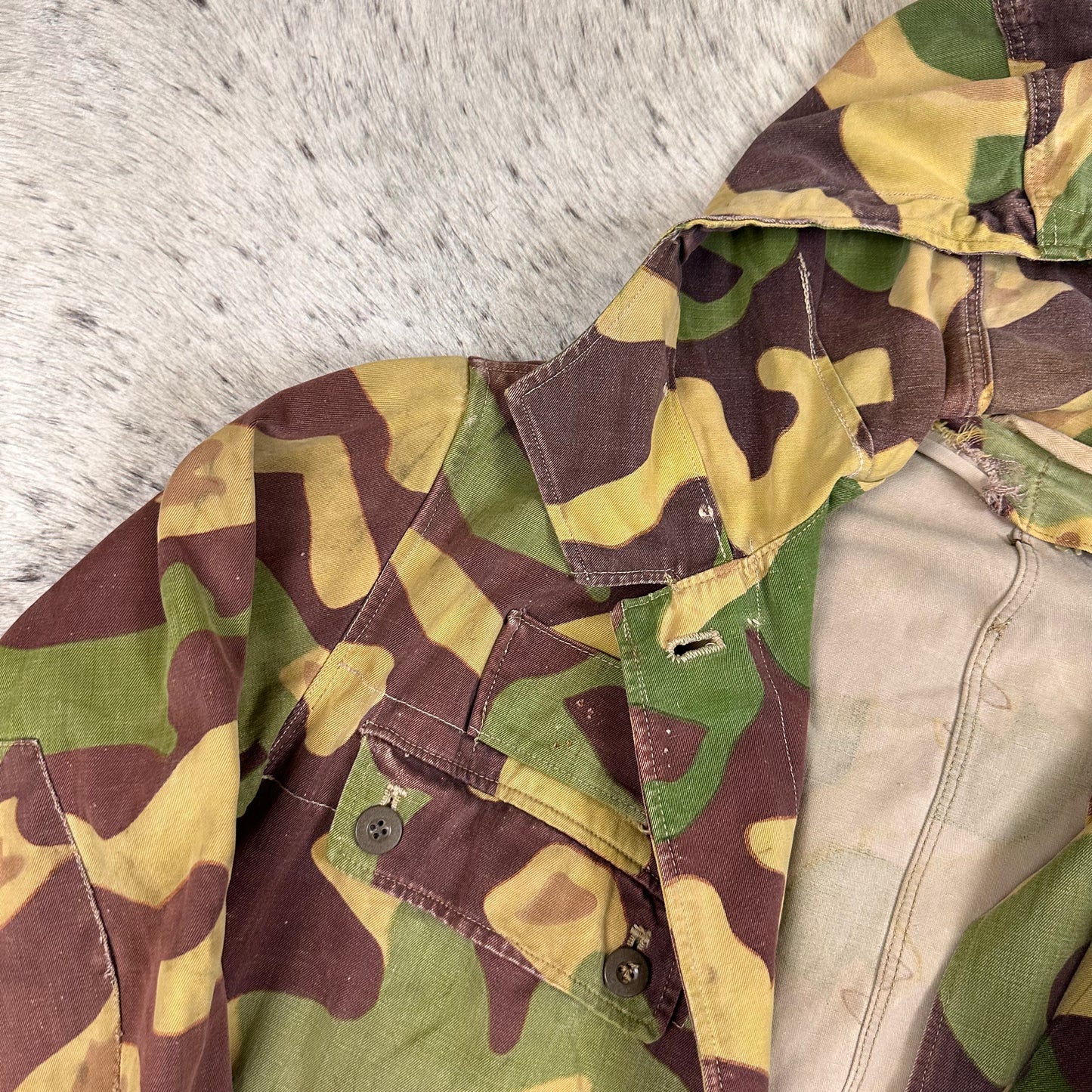 Czechoslovakian Mlok Salamander camo camo jacket with hood approx medium