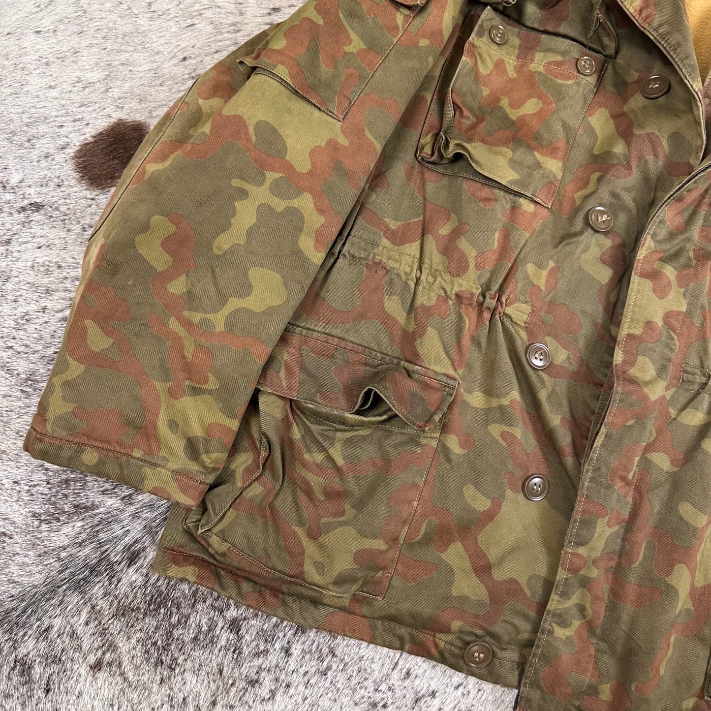 USSR Soviet / Russian TTsKO Butan camo lined winter jacket fits large