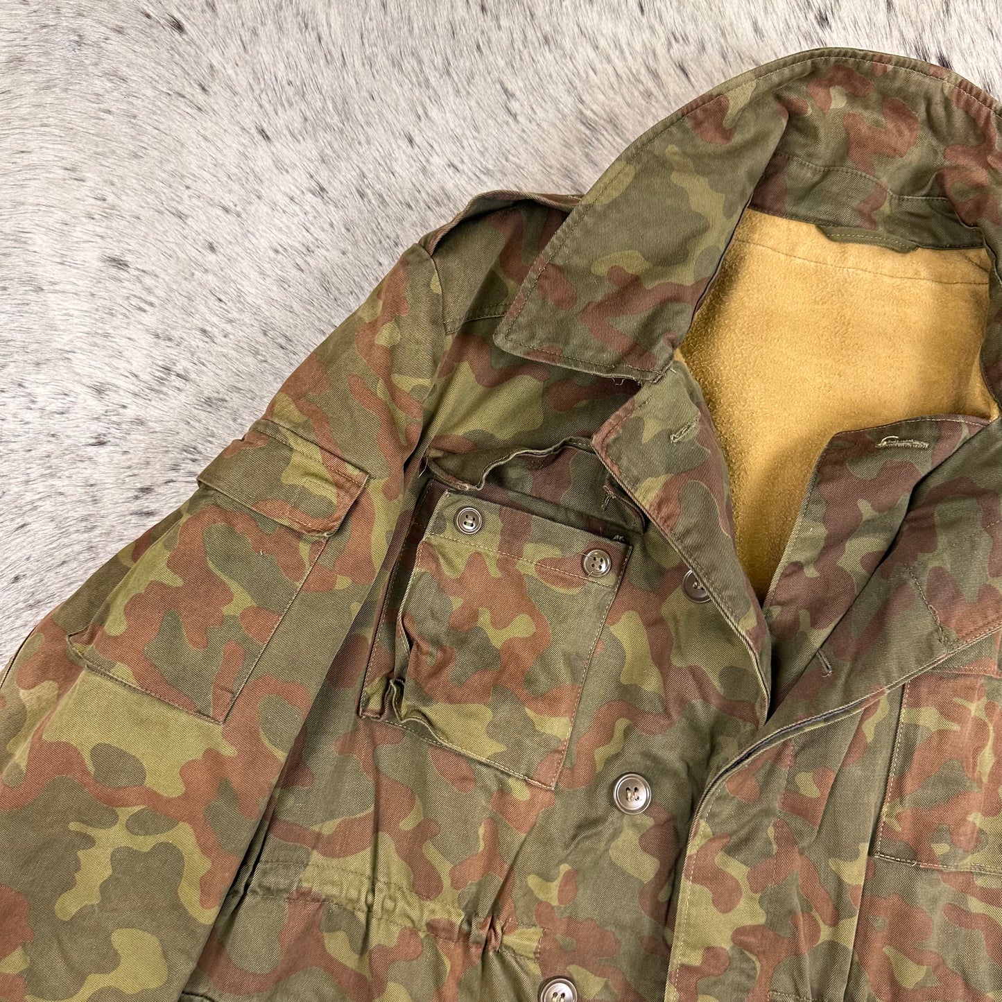 USSR Soviet / Russian TTsKO Butan camo lined winter jacket fits large