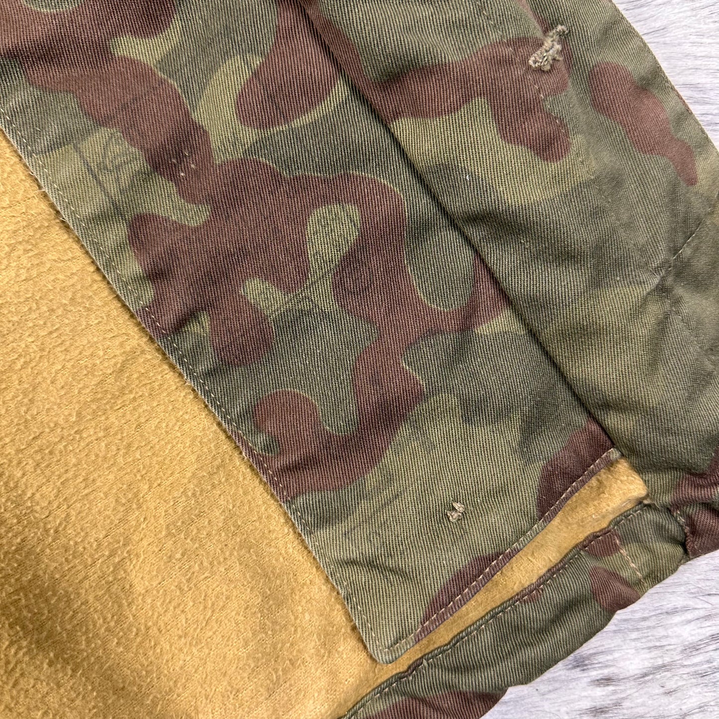USSR Soviet / Russian TTsKO Butan camo lined winter jacket fits large