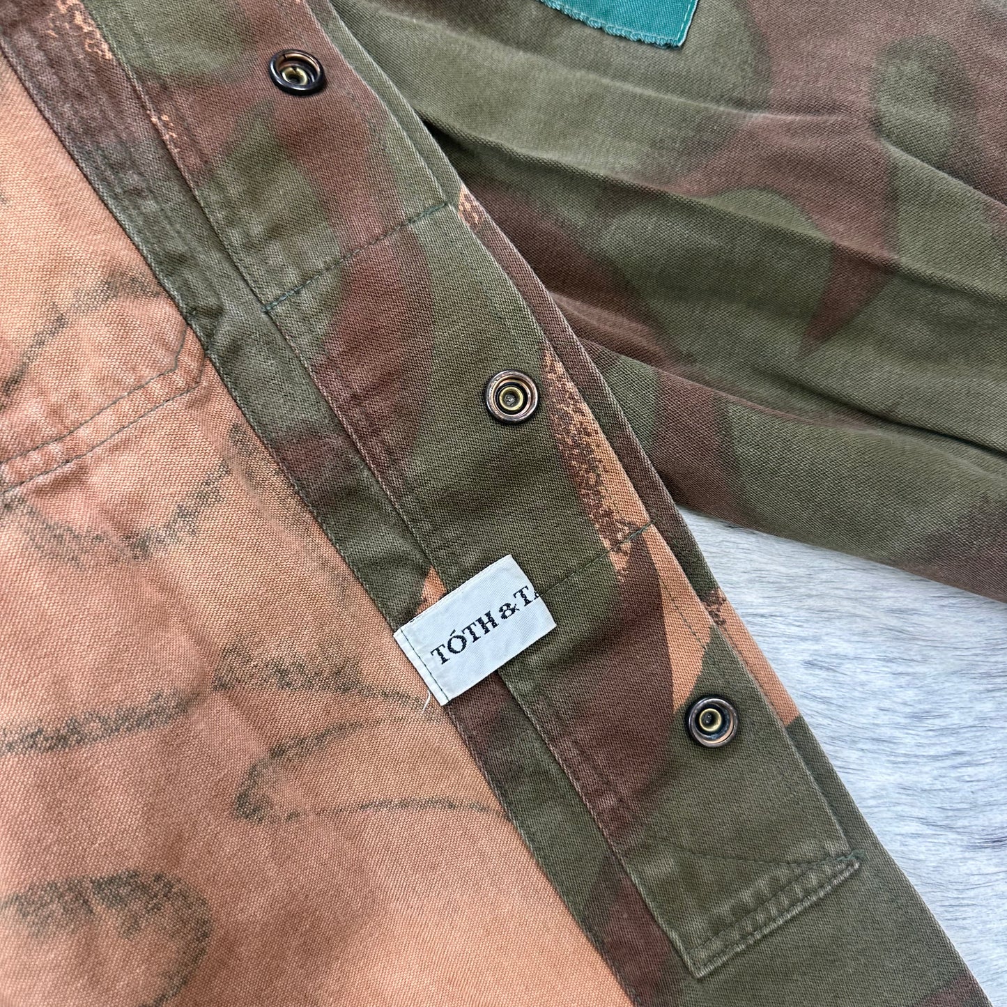 1992 Hungarian Swirl camo shirt
